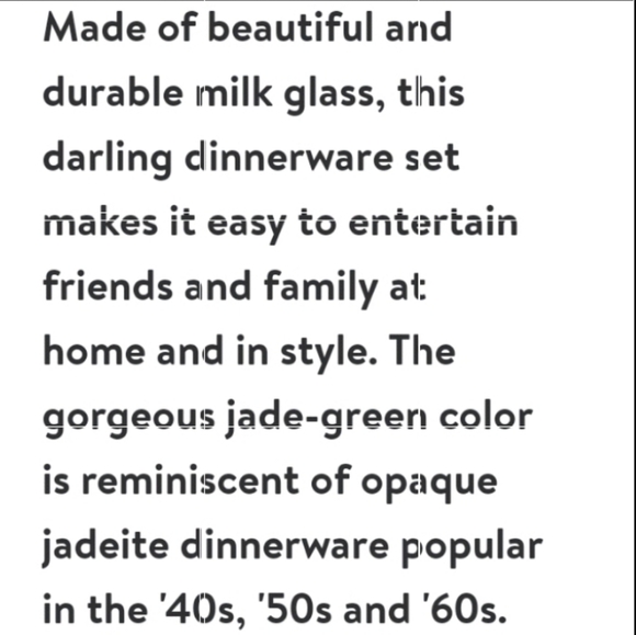 ❤️ New Pioneer Woman Timeless Beauty Jade 3- Piece Dinnerware Set - Picture 4 of 4